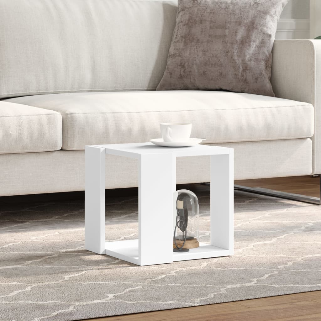 Coffee Table White 32x32x30 cm Engineered Wood