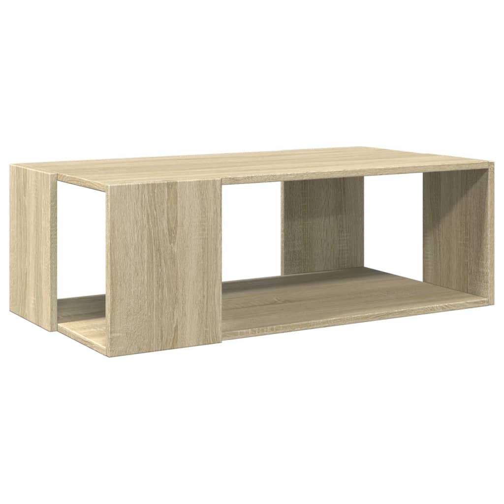 Coffee Table Sonoma Oak 89.5x48x30 cm Engineered Wood