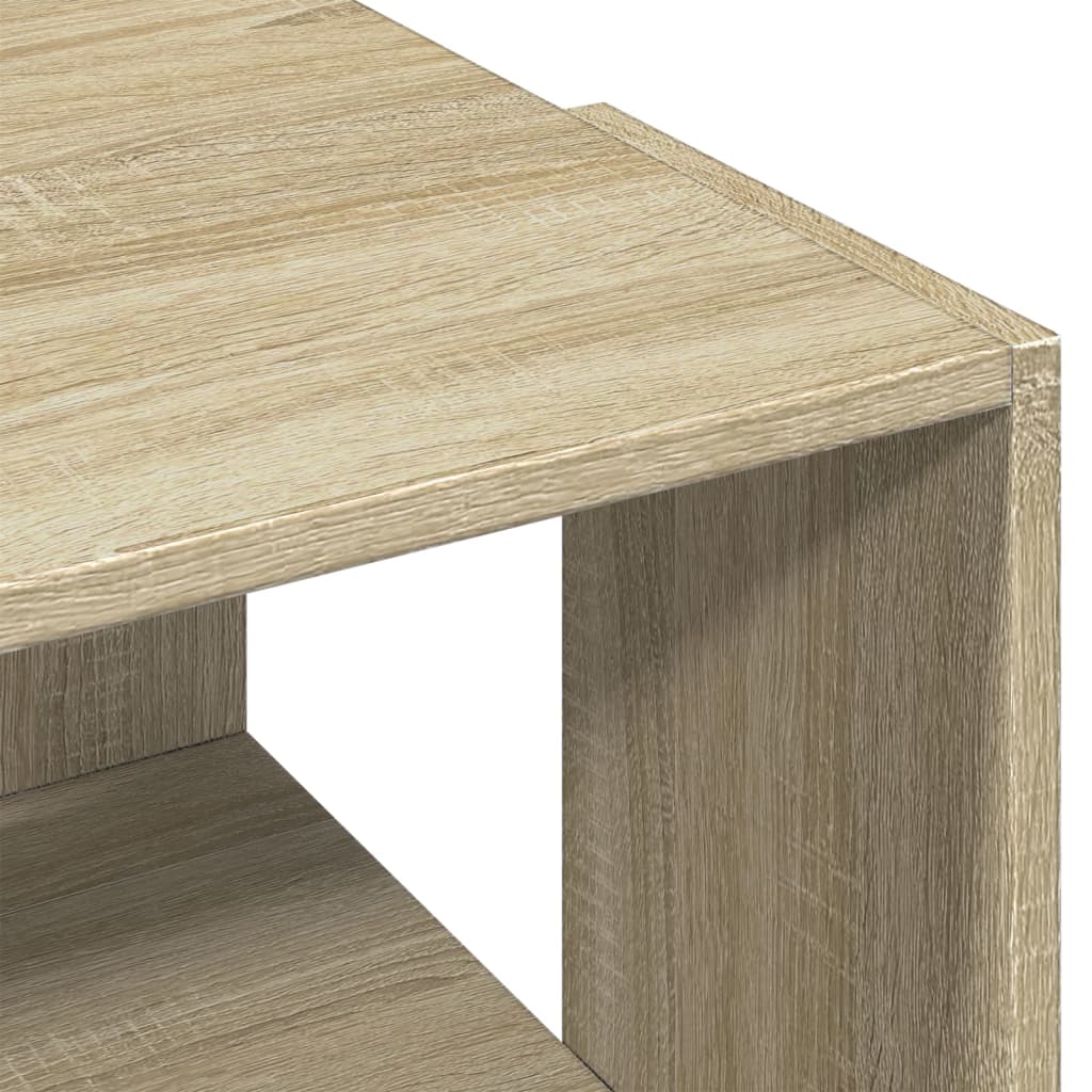 Coffee Table Sonoma Oak 89.5x48x30 cm Engineered Wood