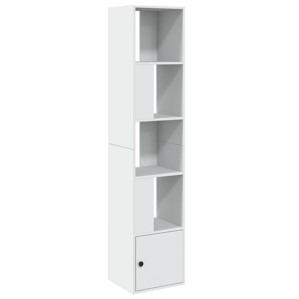 Bookcase White 40x36x189 cm Engineered Wood