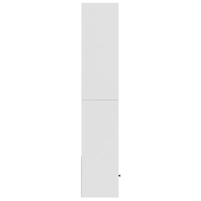 Bookcase White 40x36x189 cm Engineered Wood