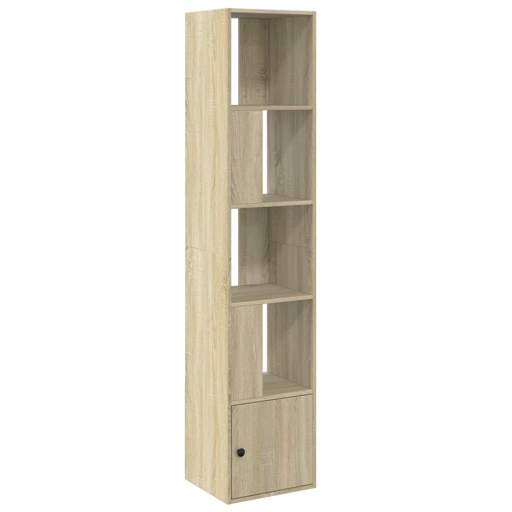 Bookcase Sonoma Oak 40x36x189 cm Engineered Wood