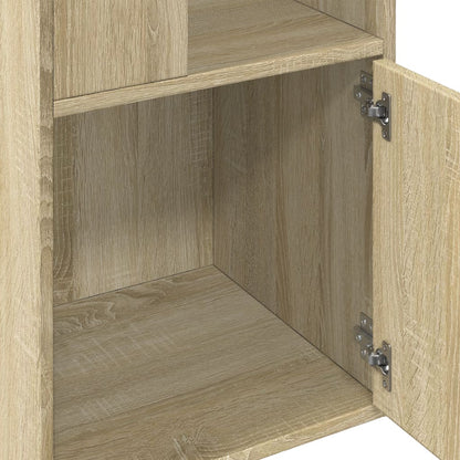 Bookcase Sonoma Oak 40x36x189 cm Engineered Wood