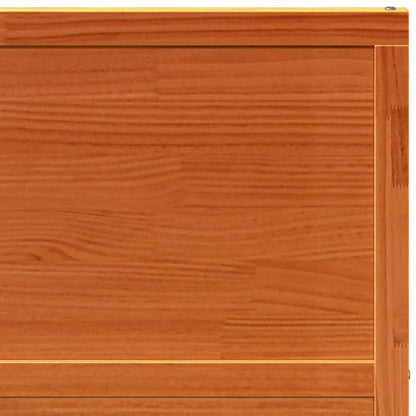 Barn Door Wax Brown 80x208 cm Solid Wood Pine