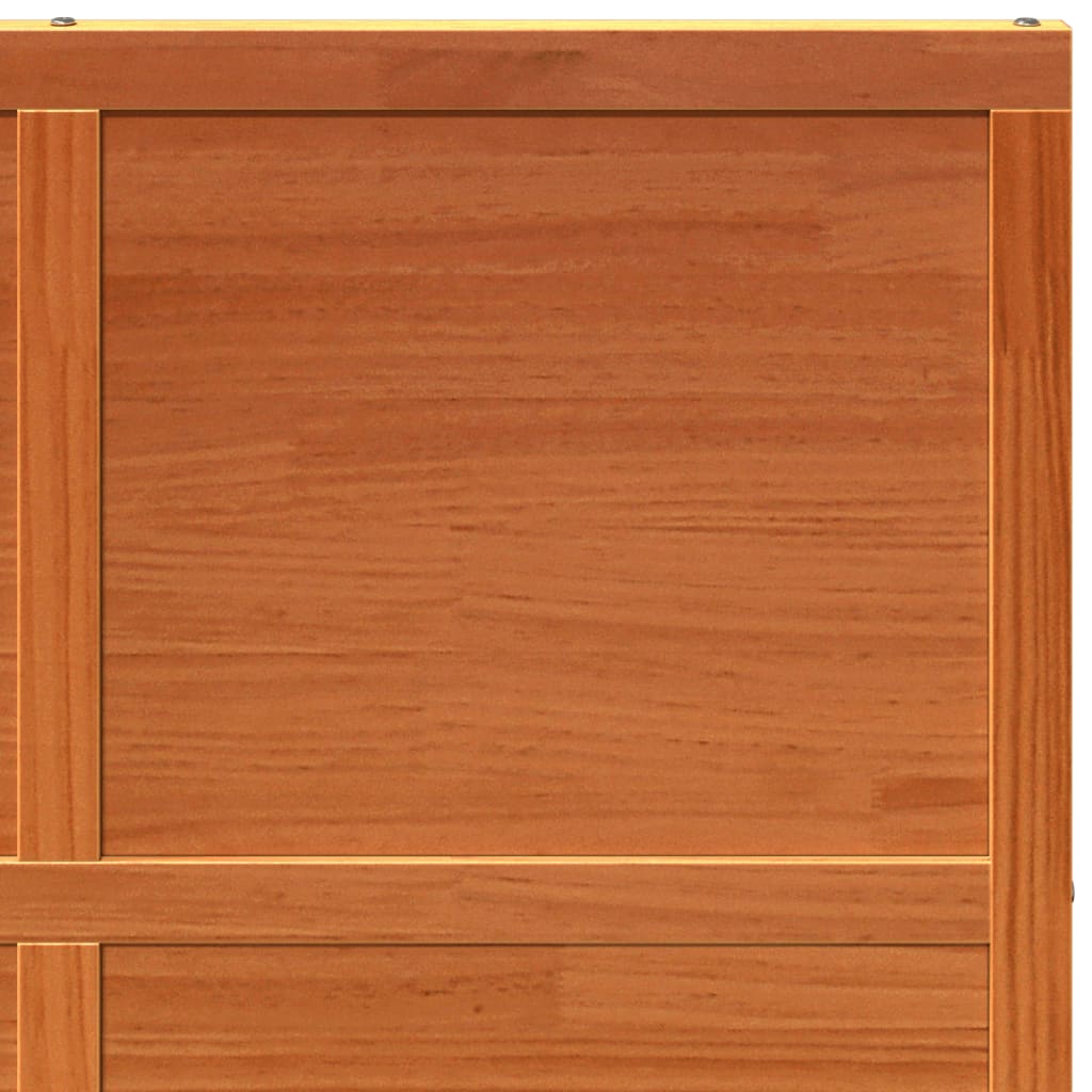 Barn Door Wax Brown 100x208 cm Solid Wood Pine