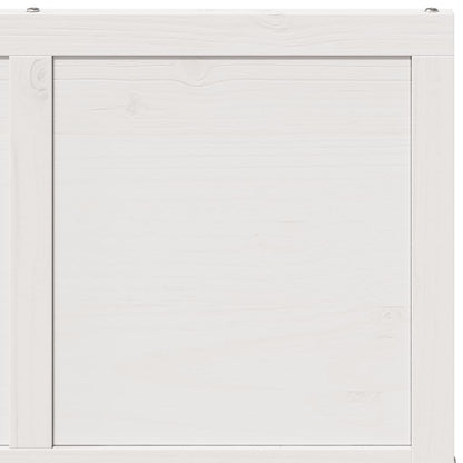 Barn Door White 80x208 cm Solid Wood Pine