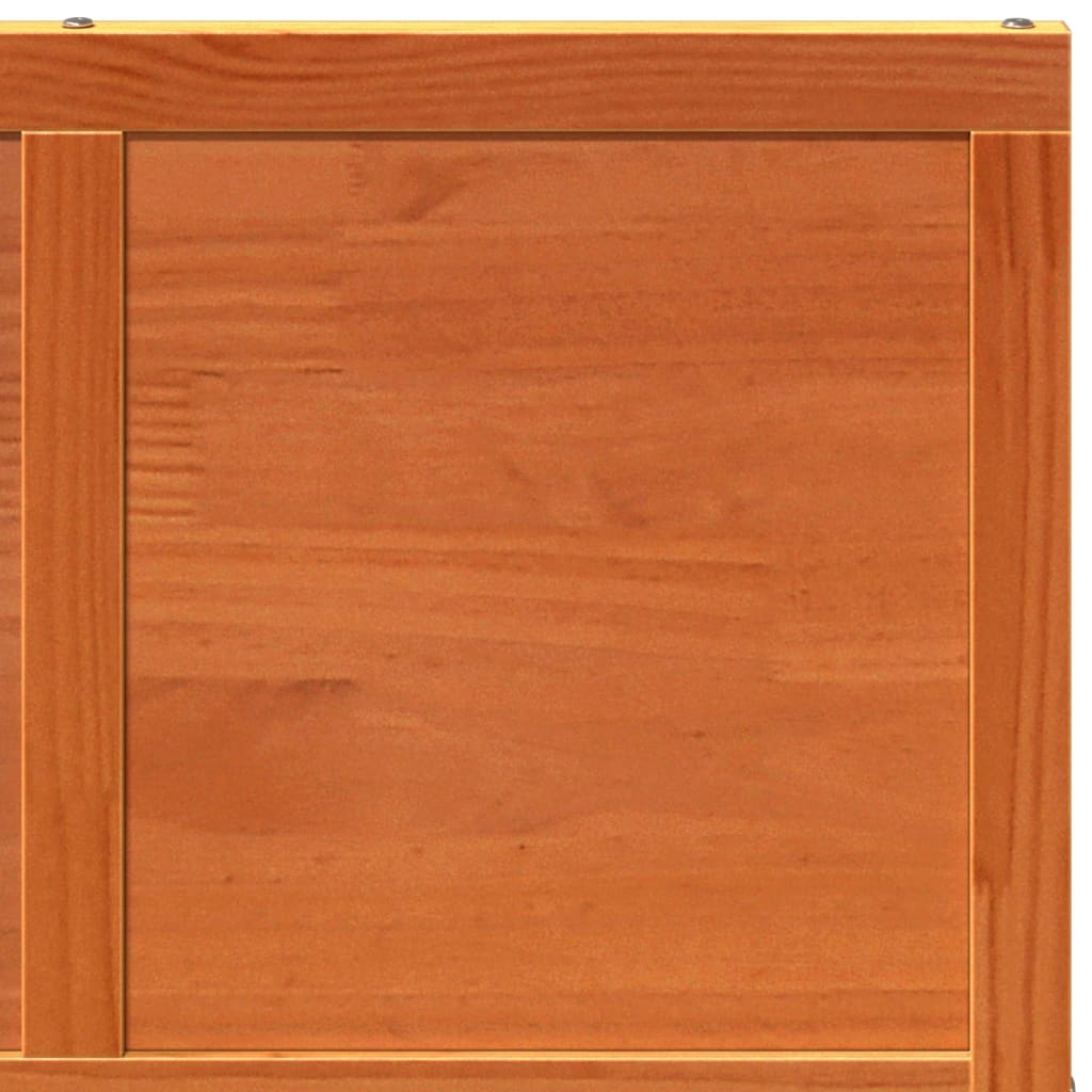 Barn Door Wax Brown 80x208 cm Solid Wood Pine