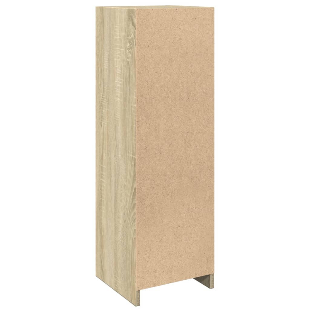 Bathroom Cabinet Sonoma Oak 30x30x95 cm Engineered Wood