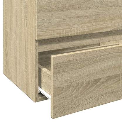 Sink Cabinet Sonoma Oak 60x38.5x45 cm Engineered Wood