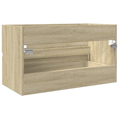 Sink Cabinet Sonoma Oak 80x38.5x45 cm Engineered Wood