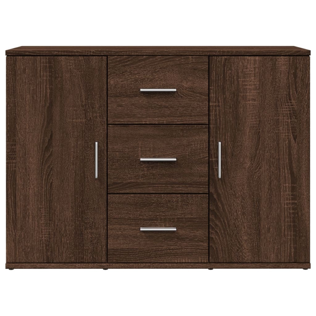 Sideboard Brown Oak 90.5x29.5x65 cm Engineered Wood