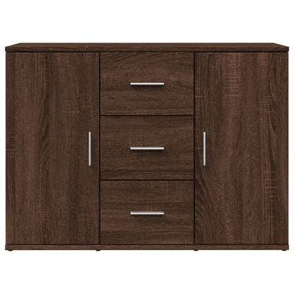 Sideboard Brown Oak 90.5x29.5x65 cm Engineered Wood