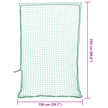 Trailer Net with Elastic Rope Green 2.2x1.5 m PP