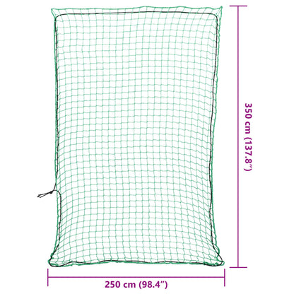 Trailer Net with Elastic Rope Green 3.5x2.5 m PP