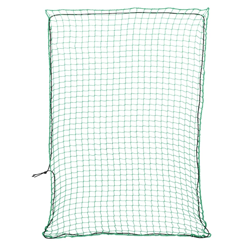 Trailer Net with Elastic Rope Green 4x3 m PP