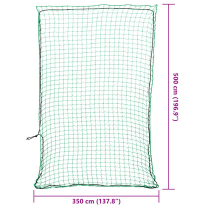 Trailer Net with Elastic Rope Green 5x3.5 m PP