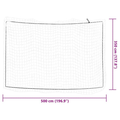 Trailer Net with Elastic Rope White 5x3.5 m PP