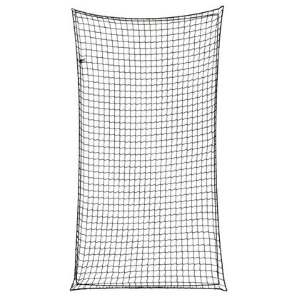 Trailer Net with Elastic Rope Black 3x1.65 m PP