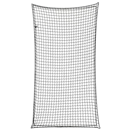 Trailer Net with Elastic Rope Black 3x1.65 m PP