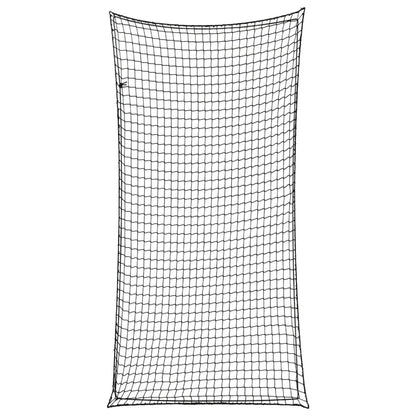 Trailer Net with Elastic Rope Black 4x2 m PP