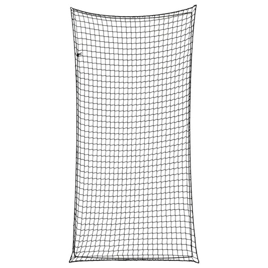 Trailer Net with Elastic Rope Black 4x2 m PP