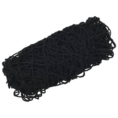 Trailer Net with Elastic Rope Black 4x2 m PP