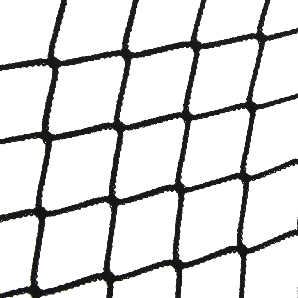 Trailer Net with Elastic Rope Black 4x2 m PP