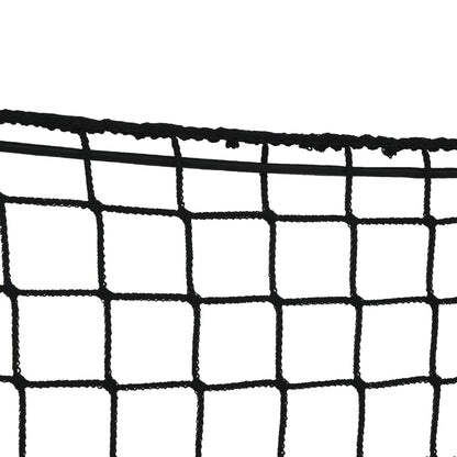 Trailer Net with Elastic Rope Black 4x2 m PP