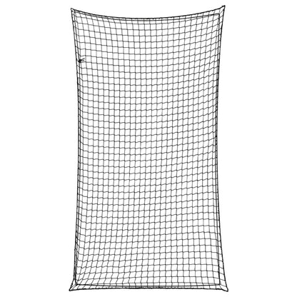 Trailer Net with Elastic Rope Black 4.5x2.5 m PP