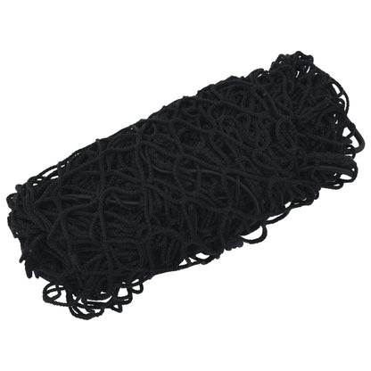 Trailer Net with Elastic Rope Black 4.5x2.5 m PP