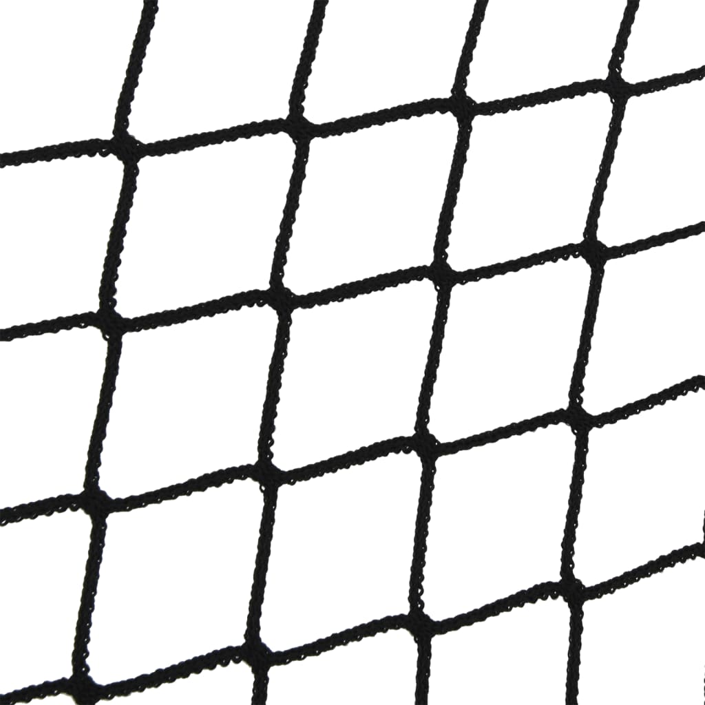 Trailer Net with Elastic Rope Black 4.5x2.5 m PP