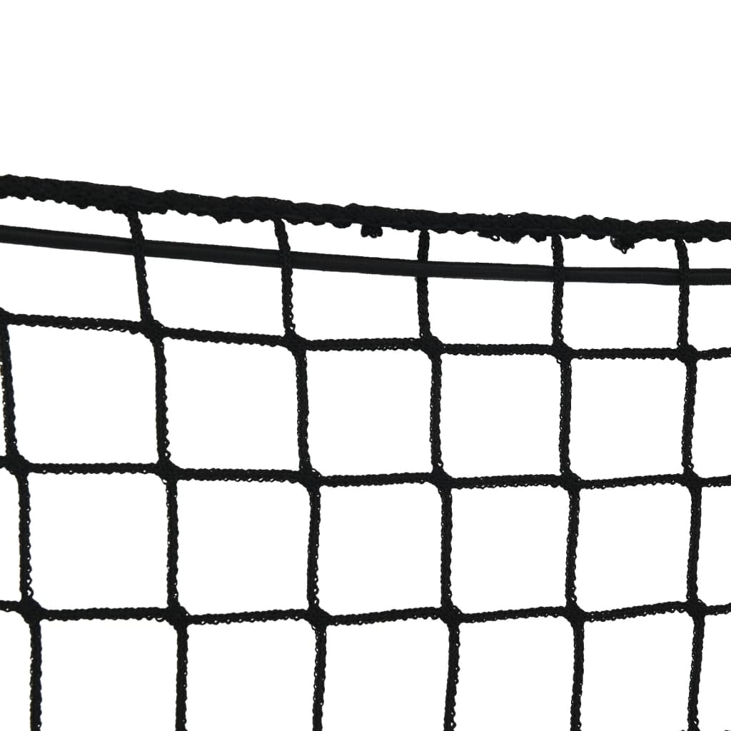 Trailer Net with Elastic Rope Black 4.5x2.5 m PP