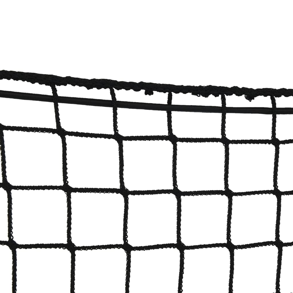 Trailer Net with Elastic Rope Black 3.5x3 m PP