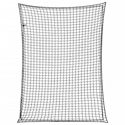 Trailer Net with Elastic Rope Black 4x3 m PP