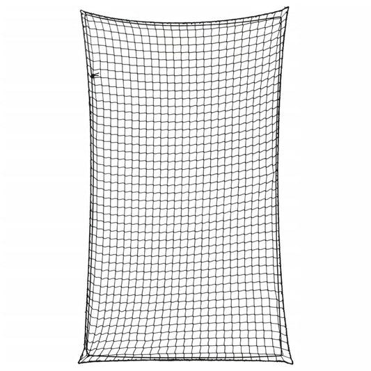 Trailer Net with Elastic Rope Black 5x3 m PP