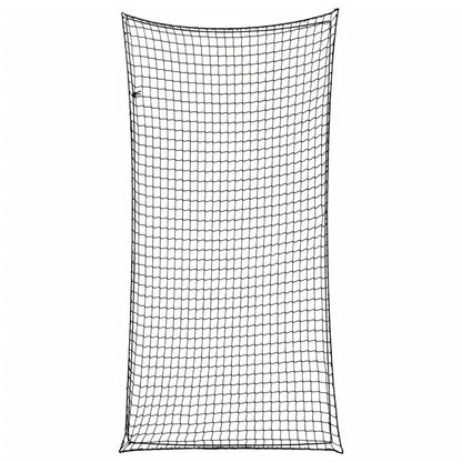 Trailer Net with Elastic Rope Black 6x3 m PP