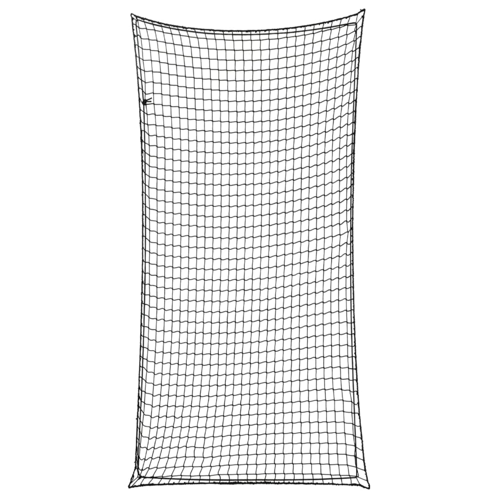 Trailer Net with Elastic Rope Black 7x3.5 m PP