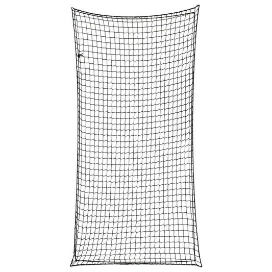 Trailer Net with Elastic Rope Black 7x3.5 m PP