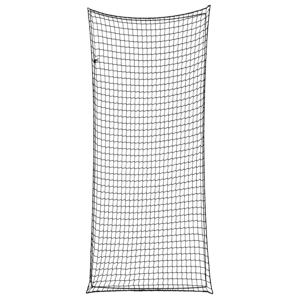 Trailer Net with Elastic Rope Black 8x3.5 m PP