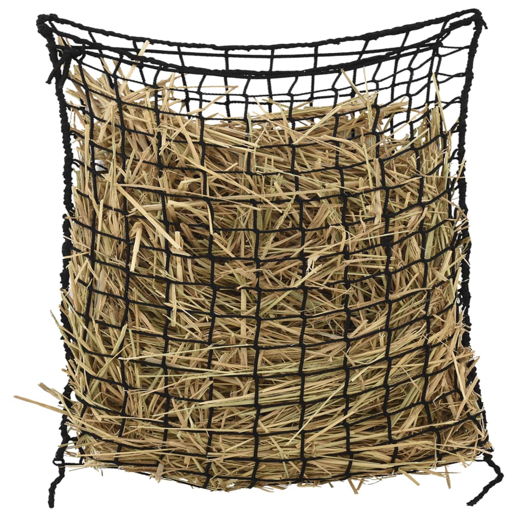 Hay Nets 2 pcs Square Black 75x75 cm PP