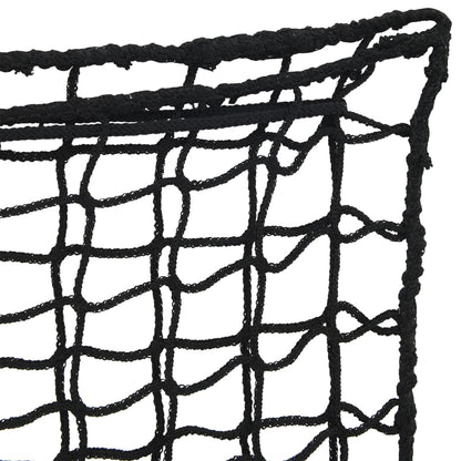 Hay Nets 2 pcs Square Black 75x75 cm PP