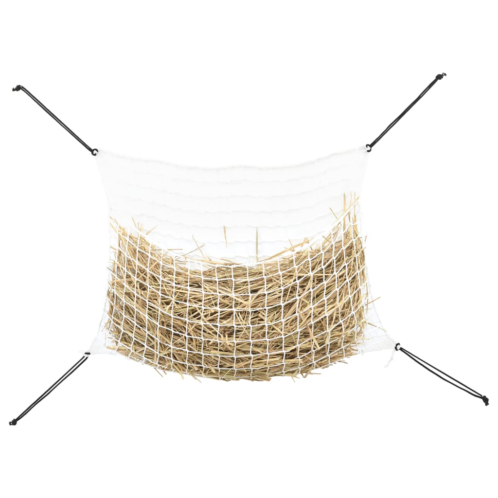 Hay Nets 2 pcs Rectangular White 90x60 cm PP