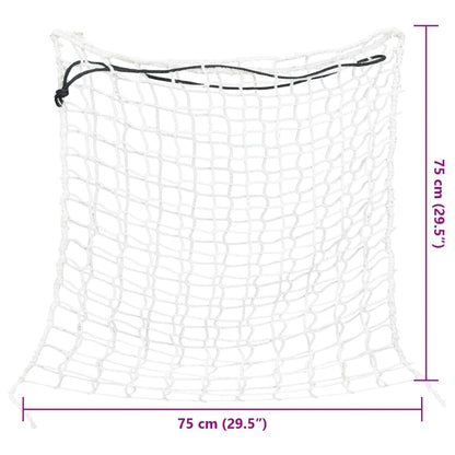 Hay Nets 2 pcs Square White 75x75 cm PP