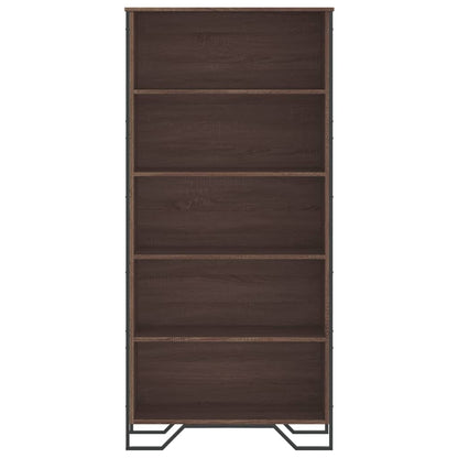 Book Cabinet Brown Oak 80x31x169 cm Engineered wood