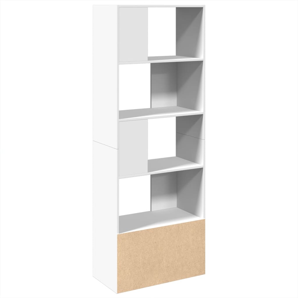 Bookcase White 70x36x189 cm Engineered Wood