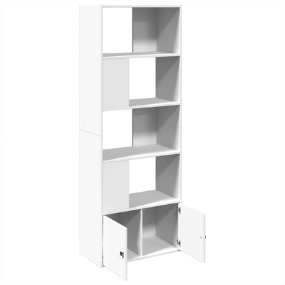 Bookcase White 70x36x189 cm Engineered Wood