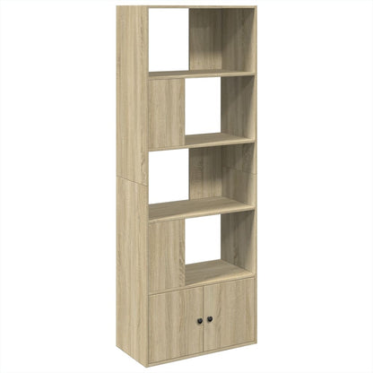 Bookcase Sonoma Oak 70x36x189 cm Engineered Wood