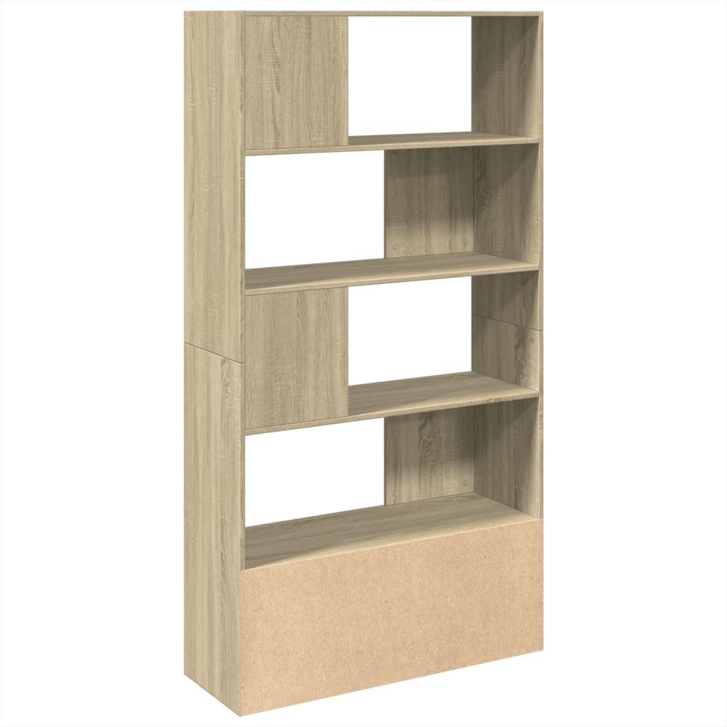 Bookcase Sonoma Oak 100x36x189 cm Engineered Wood