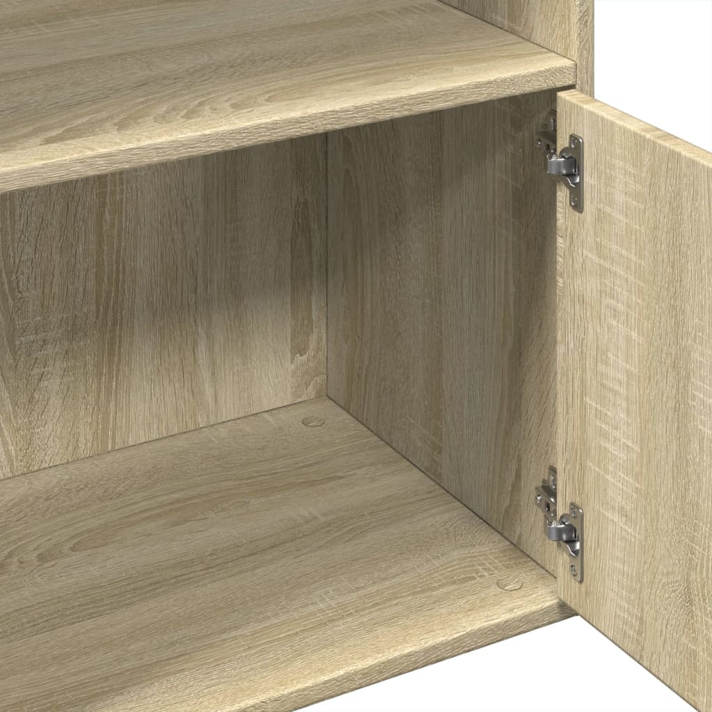 Bookcase Sonoma Oak 100x36x189 cm Engineered Wood