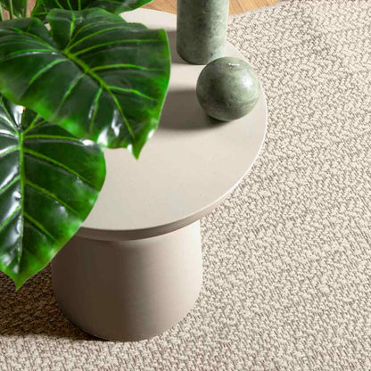 Rug ZIZUR Cream 80x200 cm Jute Look Indoor and Outdoor